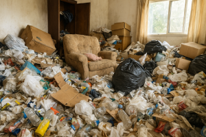 Messie Entrümpelung Hof